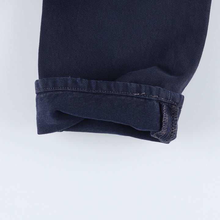 90'S Levi's 501-0121 Euro model straight denim pants for men, W30 equivalent, vintage cotton navy blue type Vintage Second Hand