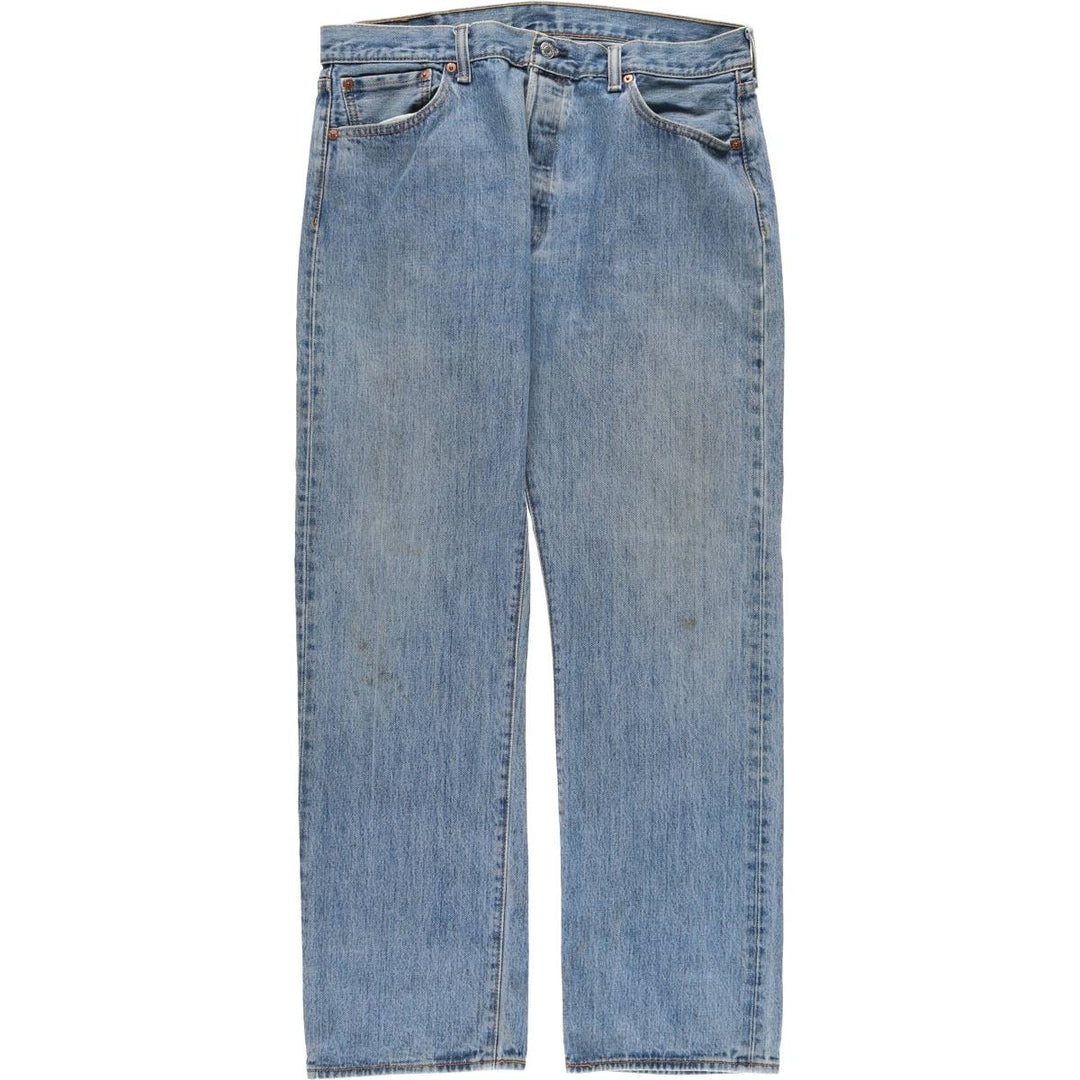 Levi's 501 straight denim pants for men, size W35 cotton blue type Vintage Second Hand