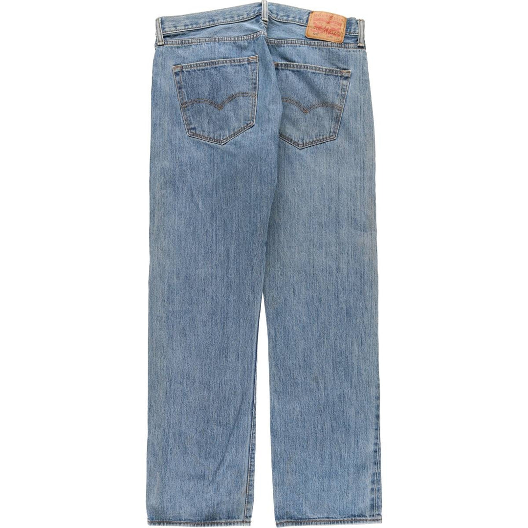 Levi's 501 straight denim pants for men, size W35 cotton blue type Vintage Second Hand