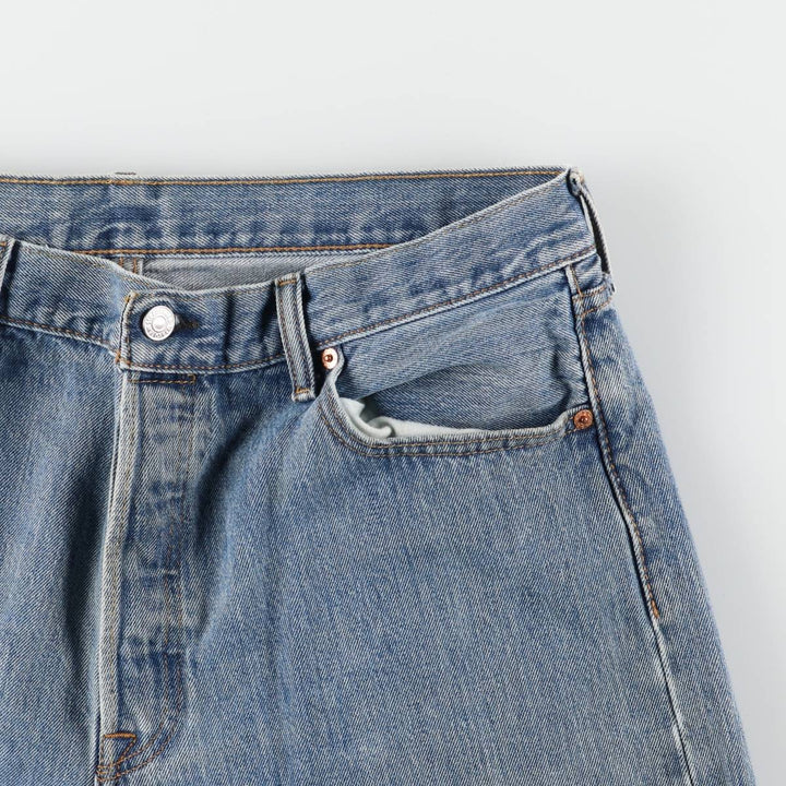 Levi's 501 straight denim pants for men, size W35 cotton blue type Vintage Second Hand
