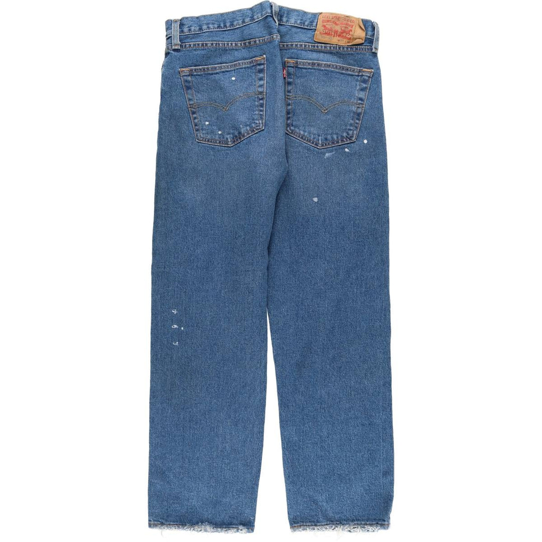 Levi's 501 '93 Painted Straight Denim Pants, Men's Size W34 cotton blue type Vintage Second Hand