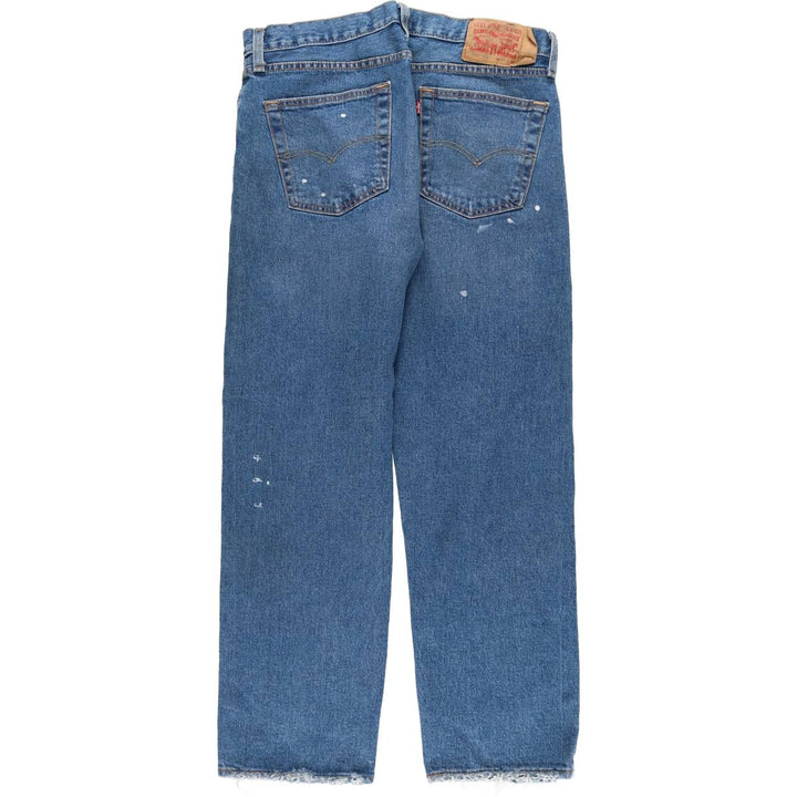 Levi's 501 '93 Painted Straight Denim Pants, Men's Size W34 cotton blue type Vintage Second Hand