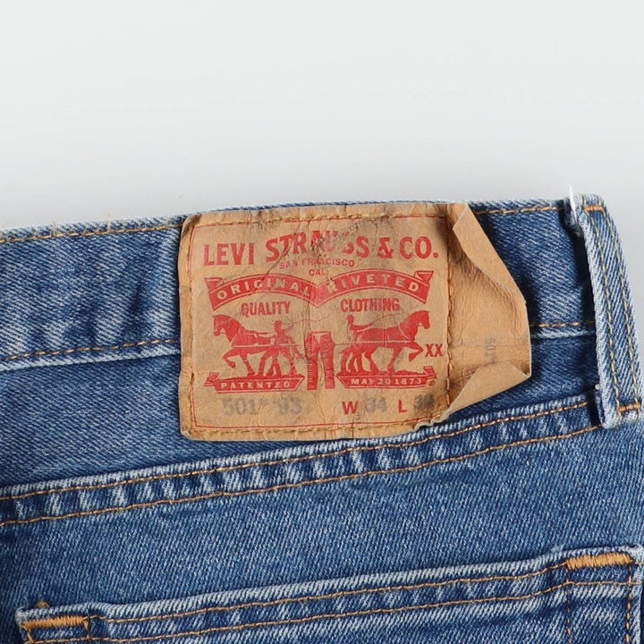 Levi's 501 '93 Painted Straight Denim Pants, Men's Size W34 cotton blue type Vintage Second Hand