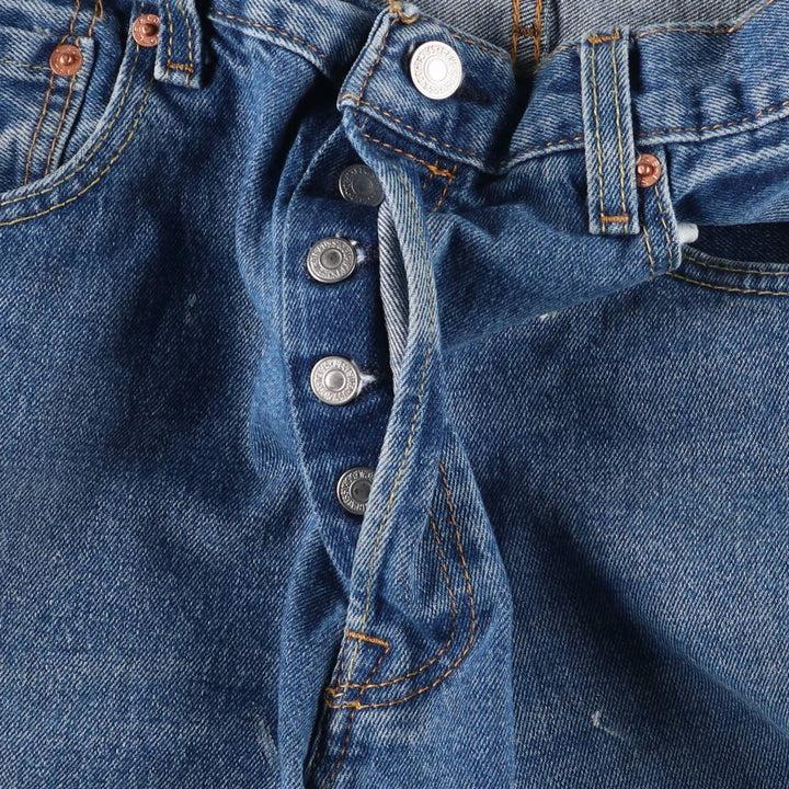 Levi's 501 '93 Painted Straight Denim Pants, Men's Size W34 cotton blue type Vintage Second Hand