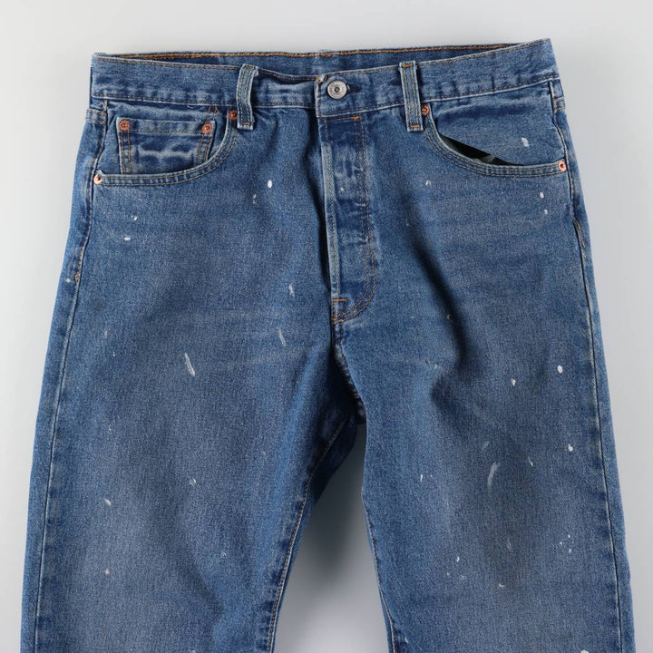 Levi's 501 '93 Painted Straight Denim Pants, Men's Size W34 cotton blue type Vintage Second Hand