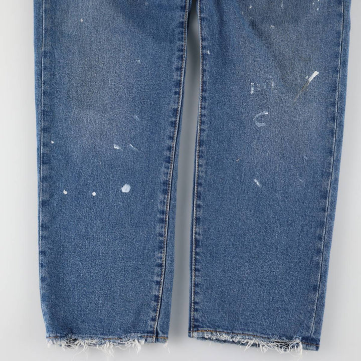 Levi's 501 '93 Painted Straight Denim Pants, Men's Size W34 cotton blue type Vintage Second Hand
