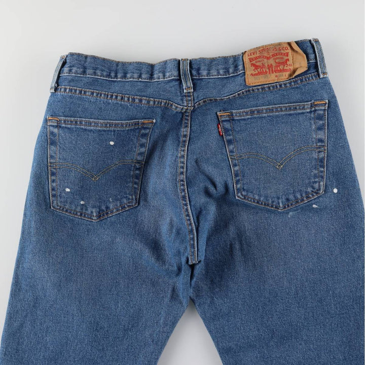 Levi's 501 '93 Painted Straight Denim Pants, Men's Size W34 cotton blue type Vintage Second Hand