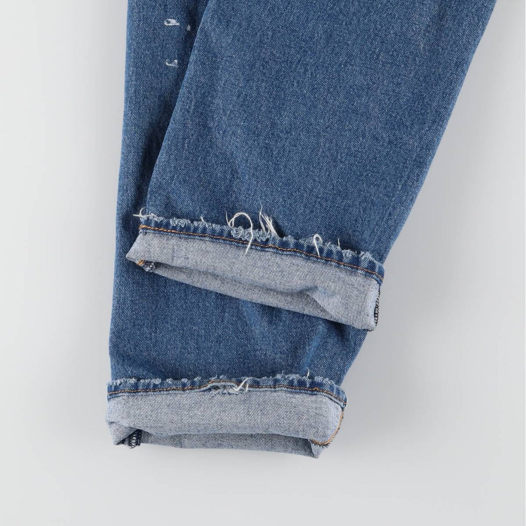 Levi's 501 '93 Painted Straight Denim Pants, Men's Size W34 cotton blue type Vintage Second Hand