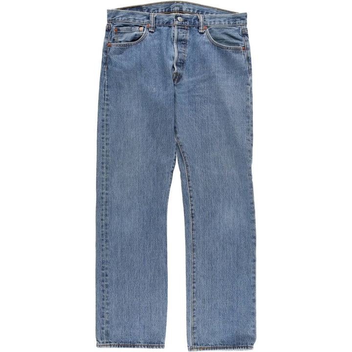 Levi's 501 straight denim pants for men, size W34 cotton blue type Vintage Second Hand