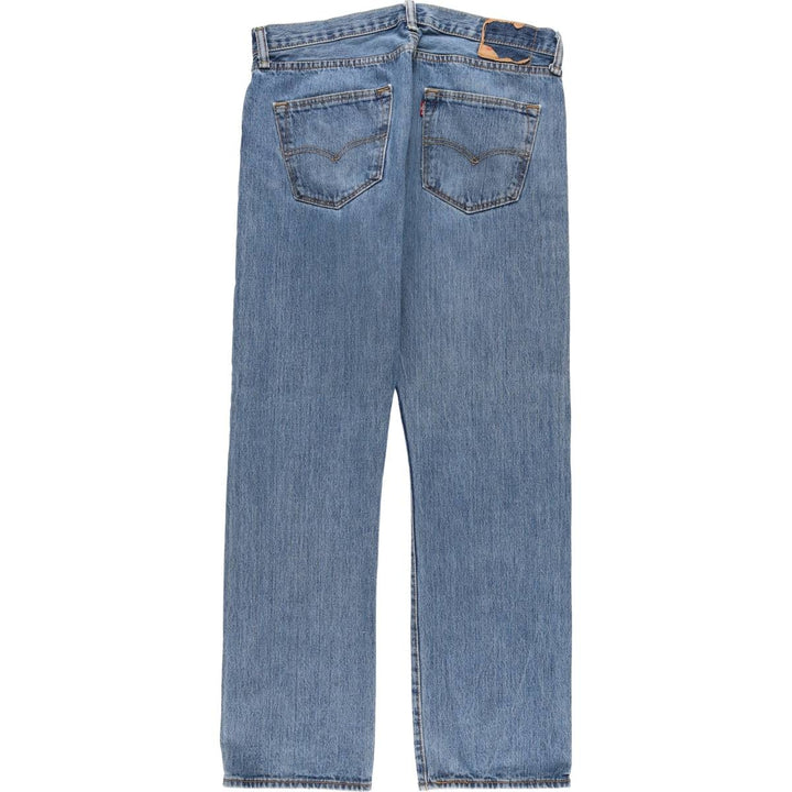 Levi's 501 straight denim pants for men, size W34 cotton blue type Vintage Second Hand