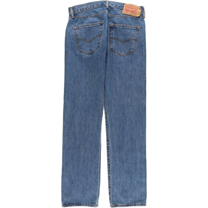 Levi's 501 straight denim pants for men, equivalent to w31 cotton blue type Vintage Second Hand