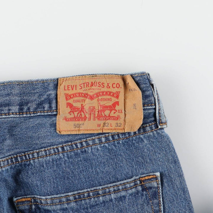 Levi's 501 straight denim pants for men, equivalent to w31 cotton blue type Vintage Second Hand