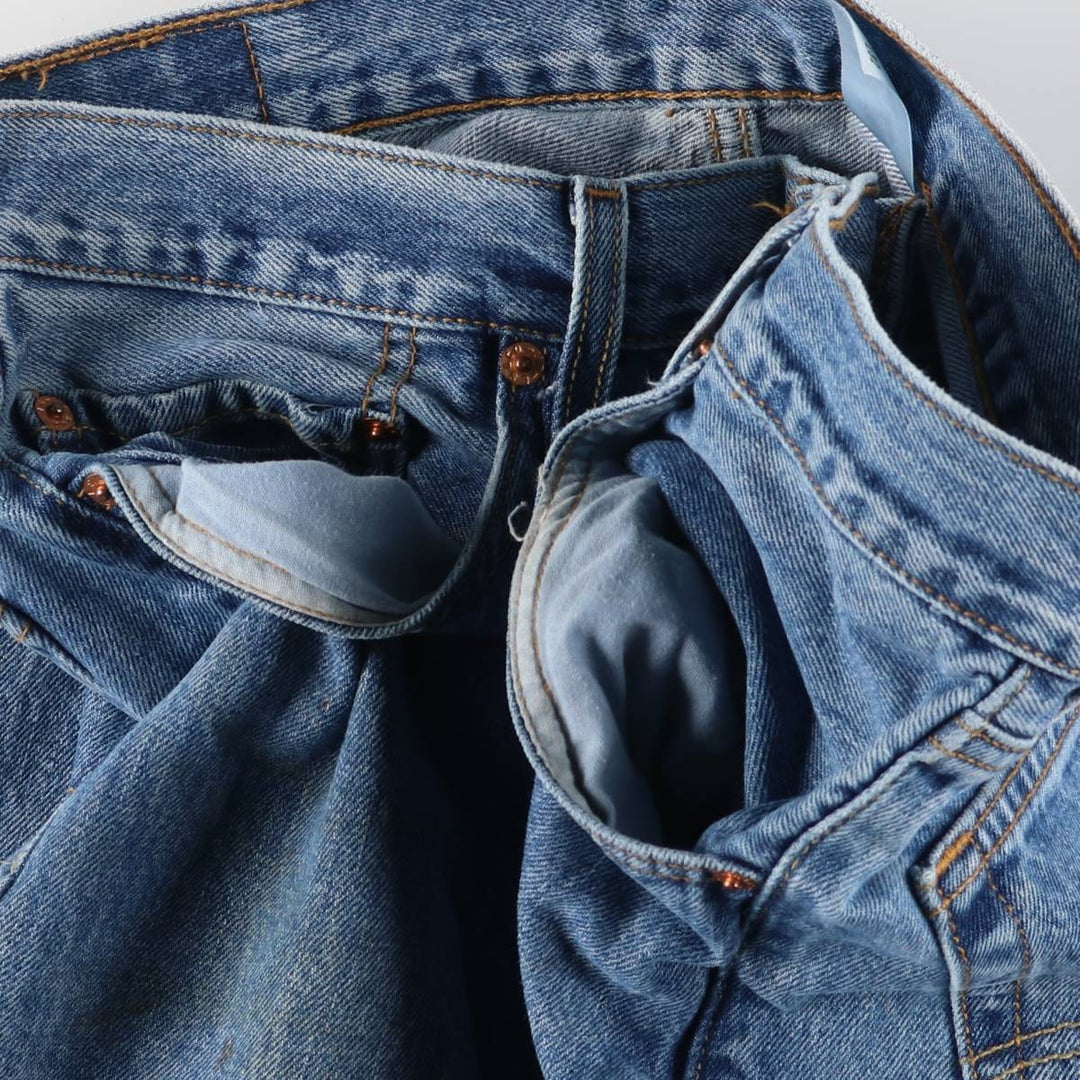 Levi's 501 straight denim pants for men, size W34 cotton blue type Vintage Second Hand