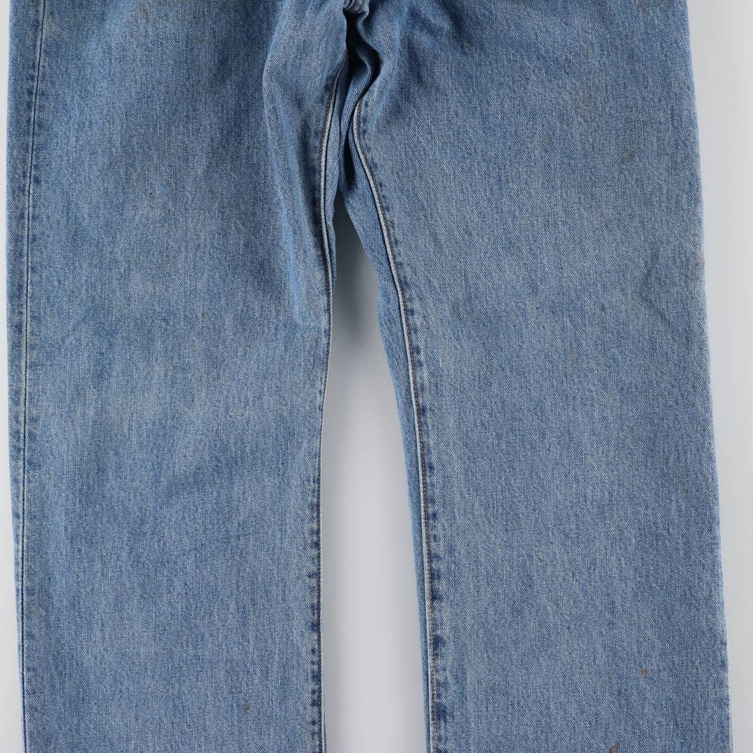 Levi's 501 straight denim pants for men, size W34 cotton blue type Vintage Second Hand