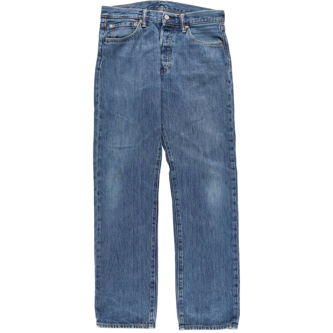Levi's 501 straight denim pants for men, size W32 cotton blue type Vintage Second Hand