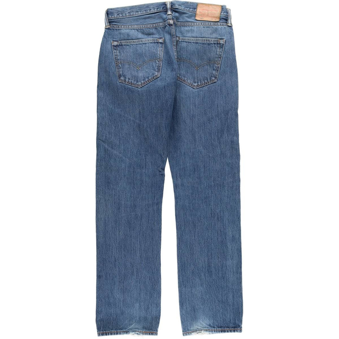 Levi's 501 straight denim pants for men, size W32 cotton blue type Vintage Second Hand