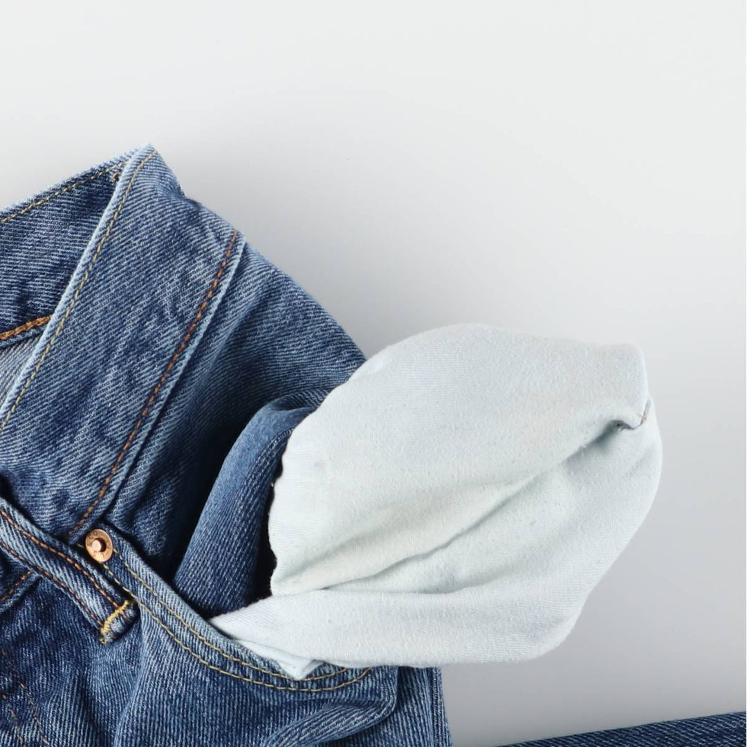 Levi's 501 straight denim pants for men, size W32 cotton blue type Vintage Second Hand