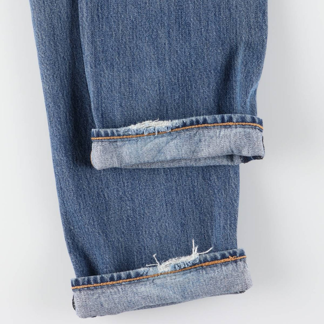 Levi's 501 straight denim pants for men, size W32 cotton blue type Vintage Second Hand