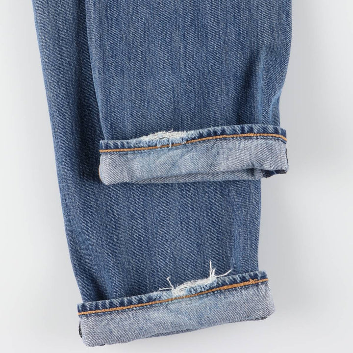 Levi's 501 straight denim pants for men, size W32 cotton blue type Vintage Second Hand