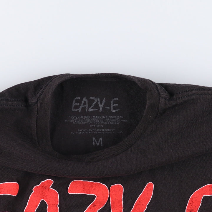EAZY-E Easy E Rap T-shirt Rap T Men's M size cotton black type Vintage Second Hand