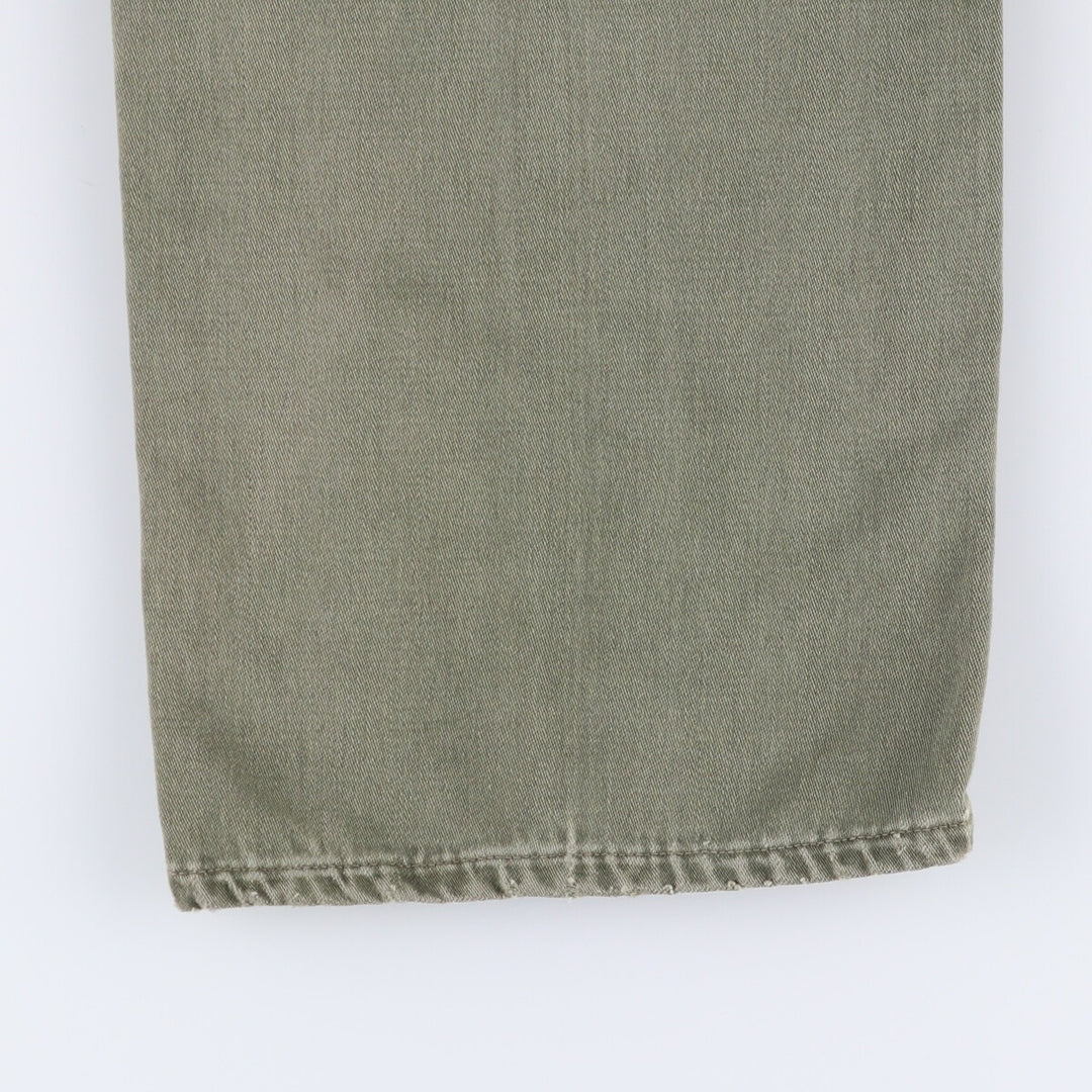 1960'S US military baker pants, made in USA, women's size L (w28), vintage unclear Khaki type sage green Vintage Second Hand