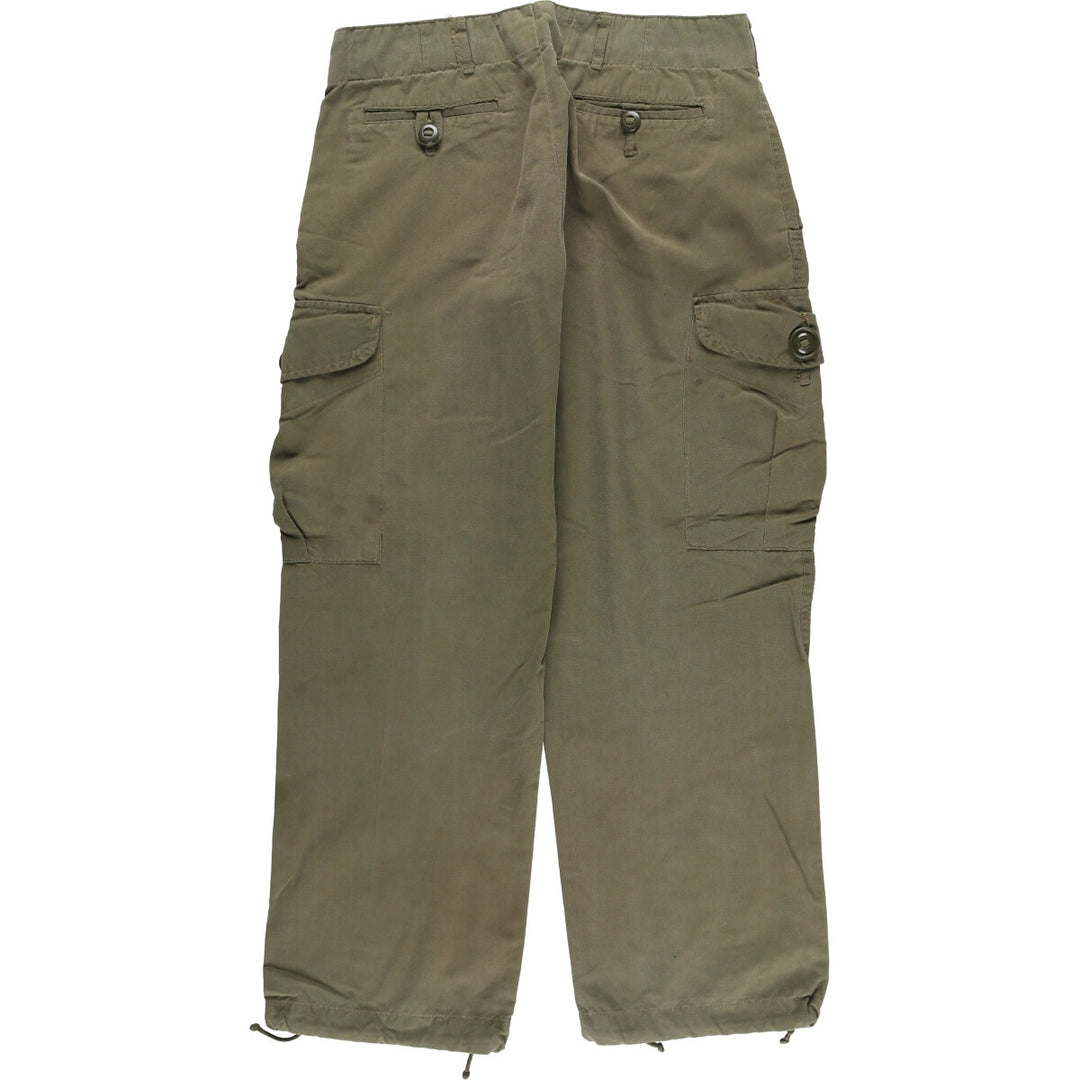 Canadian Military Cargo Pants Women's XL (W31) Zipper Fly unclear Khaki type sage green Vintage Second Hand