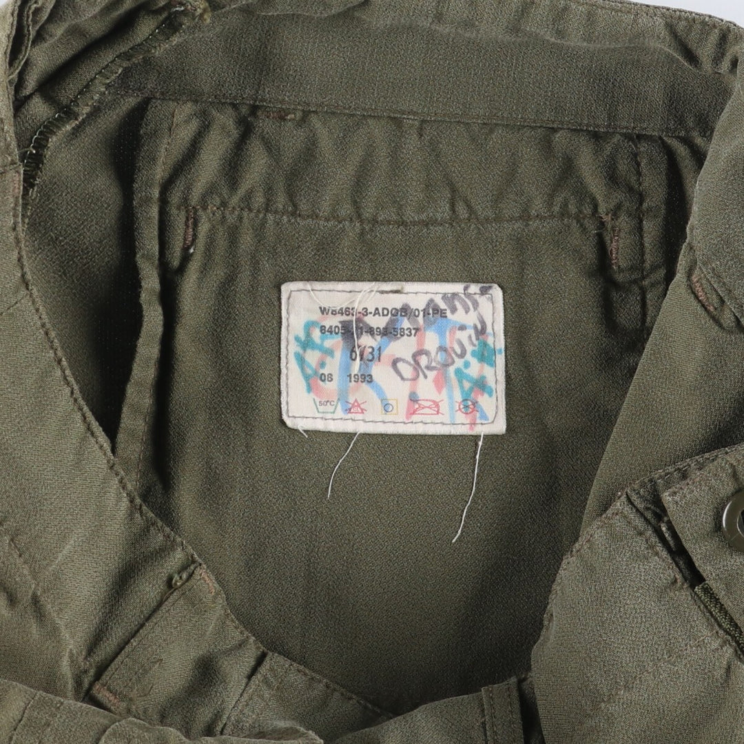 Canadian Military Cargo Pants Women's XL (W31) Zipper Fly unclear Khaki type sage green Vintage Second Hand