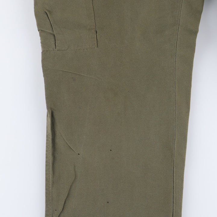 Canadian Military Cargo Pants Women's XL (W31) Zipper Fly unclear Khaki type sage green Vintage Second Hand