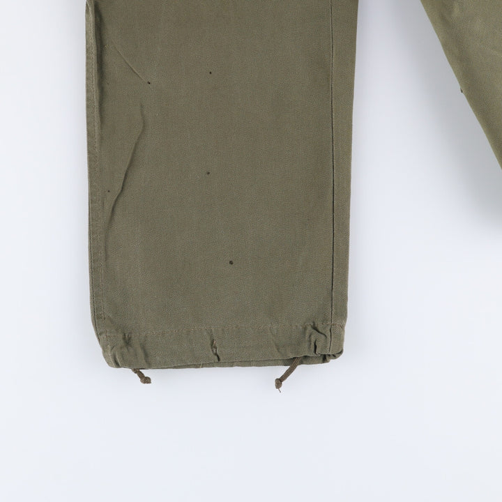 Canadian Military Cargo Pants Women's XL (W31) Zipper Fly unclear Khaki type sage green Vintage Second Hand