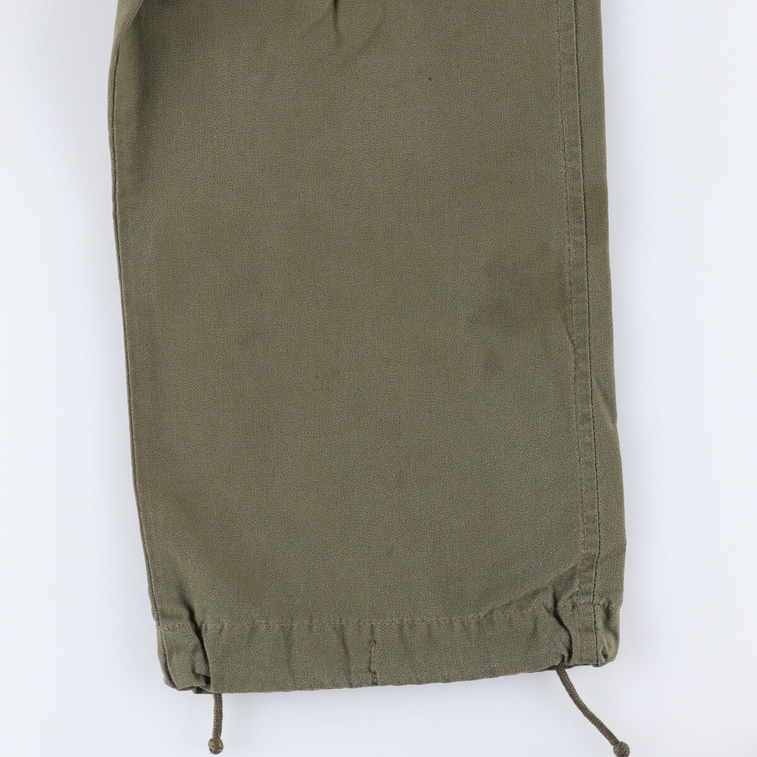 Canadian Military Cargo Pants Women's XL (W31) Zipper Fly unclear Khaki type sage green Vintage Second Hand