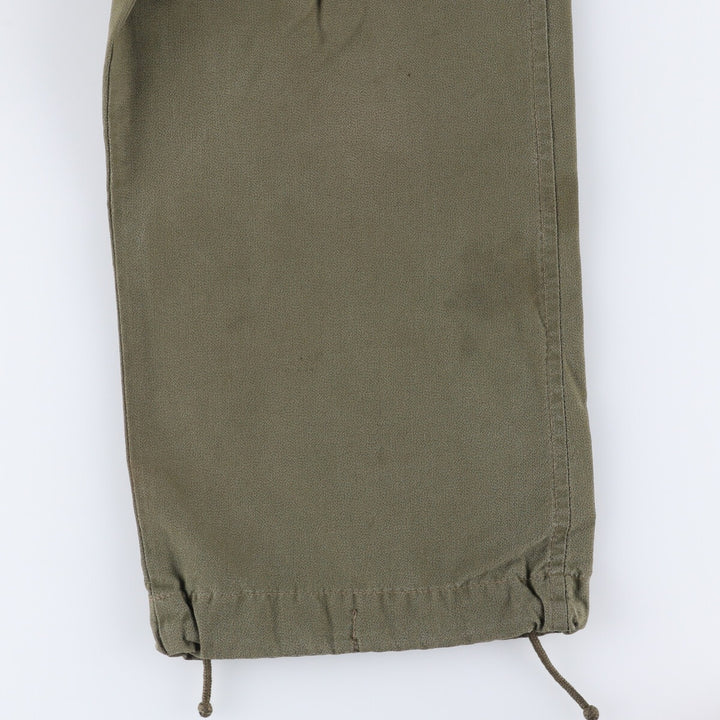 Canadian Military Cargo Pants Women's XL (W31) Zipper Fly unclear Khaki type sage green Vintage Second Hand