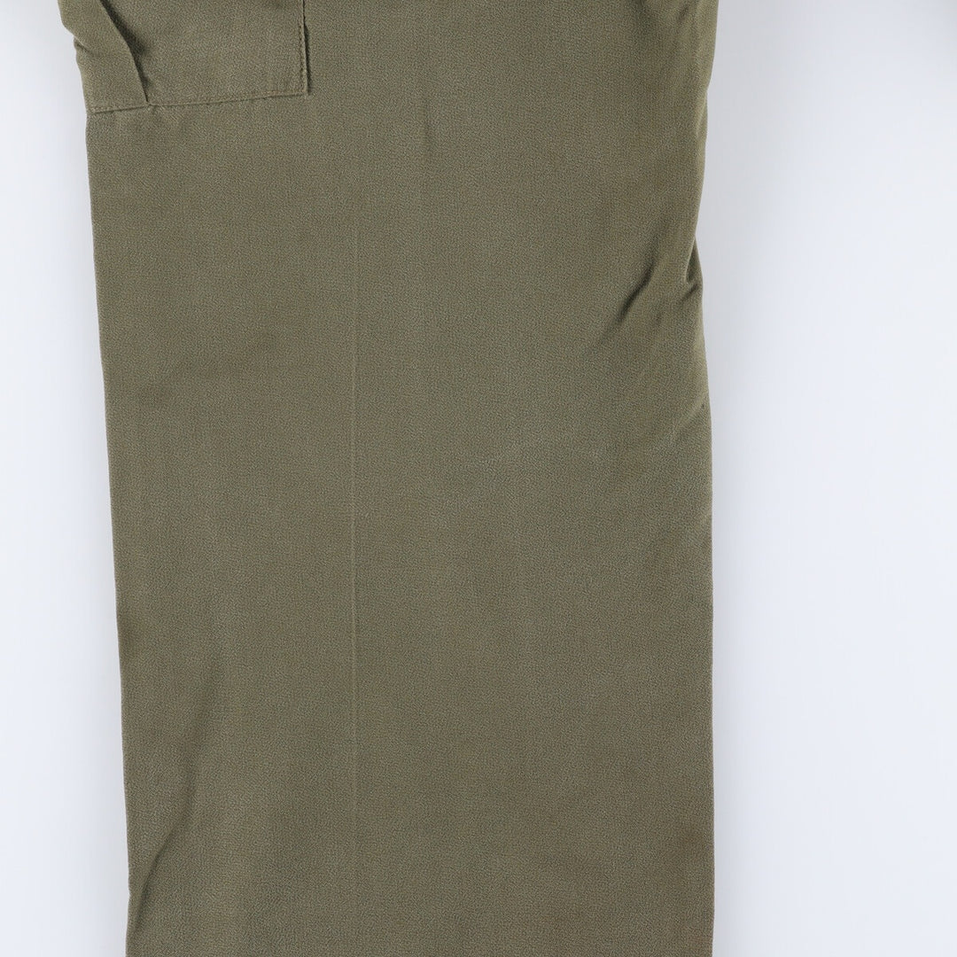 Canadian Military Cargo Pants Women's XL (W31) Zipper Fly unclear Khaki type sage green Vintage Second Hand