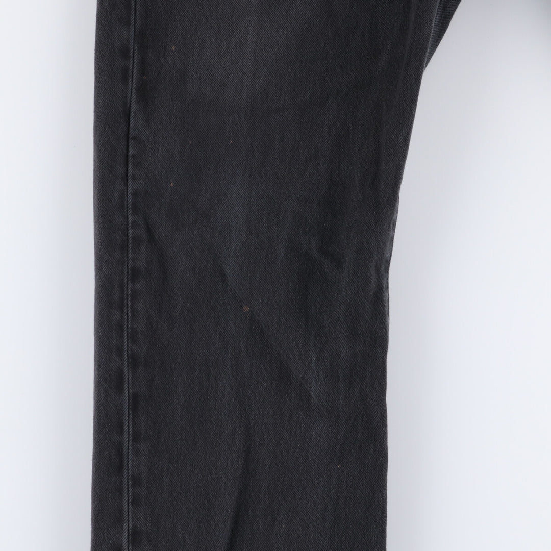 Levi's 501 Black Denim Straight Denim Pants for Men, W34 equivalent cotton black type Vintage Second Hand