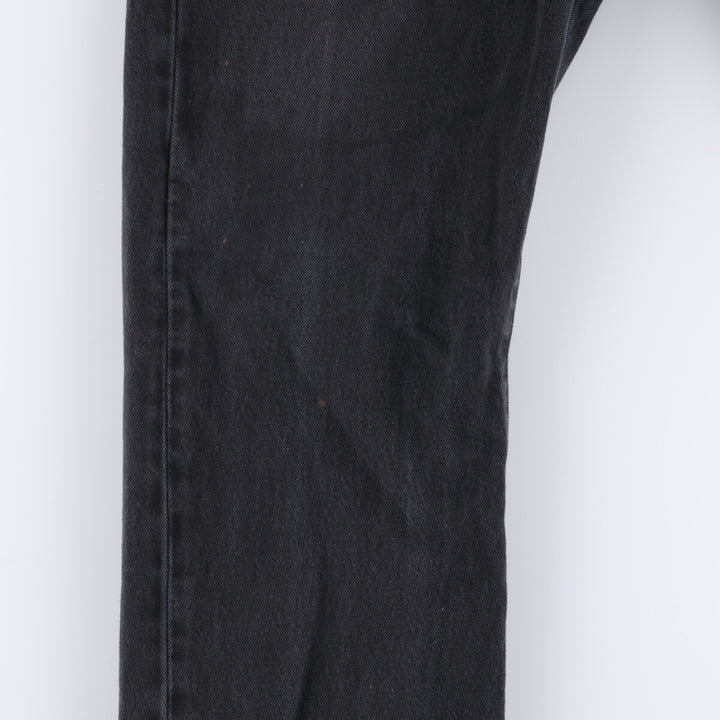 Levi's 501 Black Denim Straight Denim Pants for Men, W34 equivalent cotton black type Vintage Second Hand