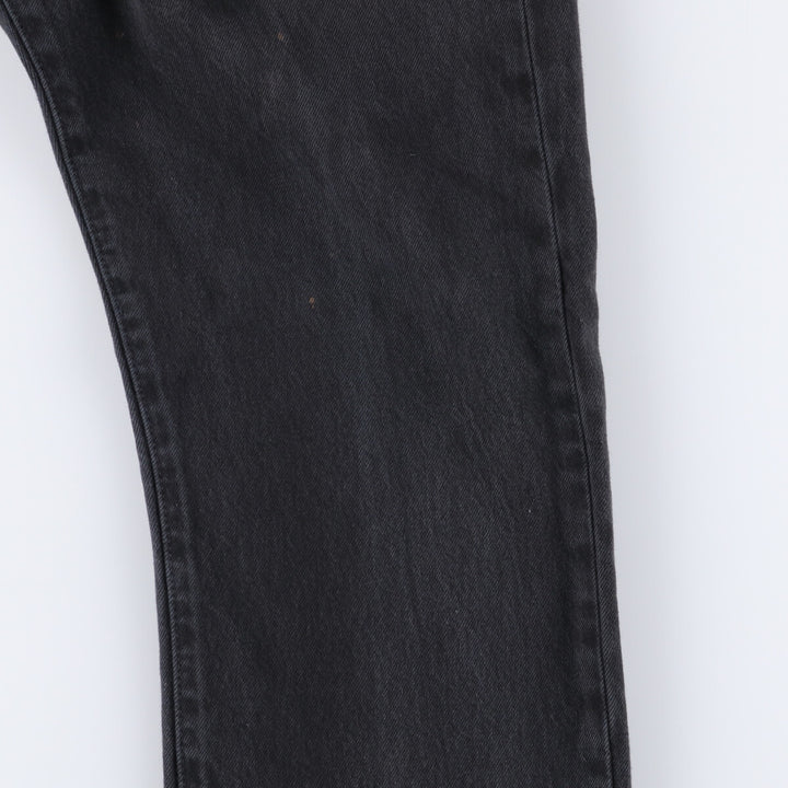 Levi's 501 Black Denim Straight Denim Pants for Men, W34 equivalent cotton black type Vintage Second Hand