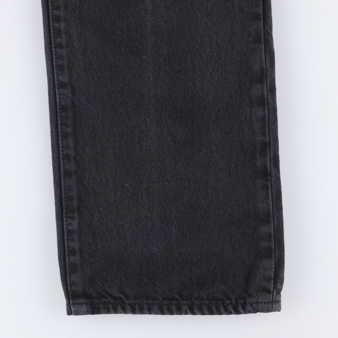 Levi's 501 Black Denim Straight Denim Pants for Men, W34 equivalent cotton black type Vintage Second Hand