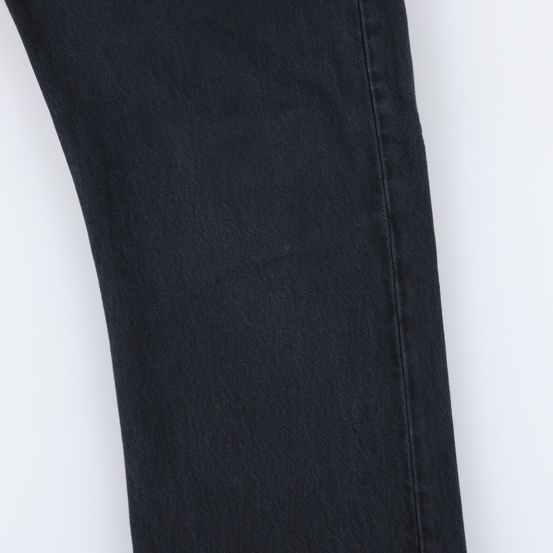 Levi's 501 Euro Model Black Denim Straight Denim Pants Men's W34 cotton black type Vintage Second Hand