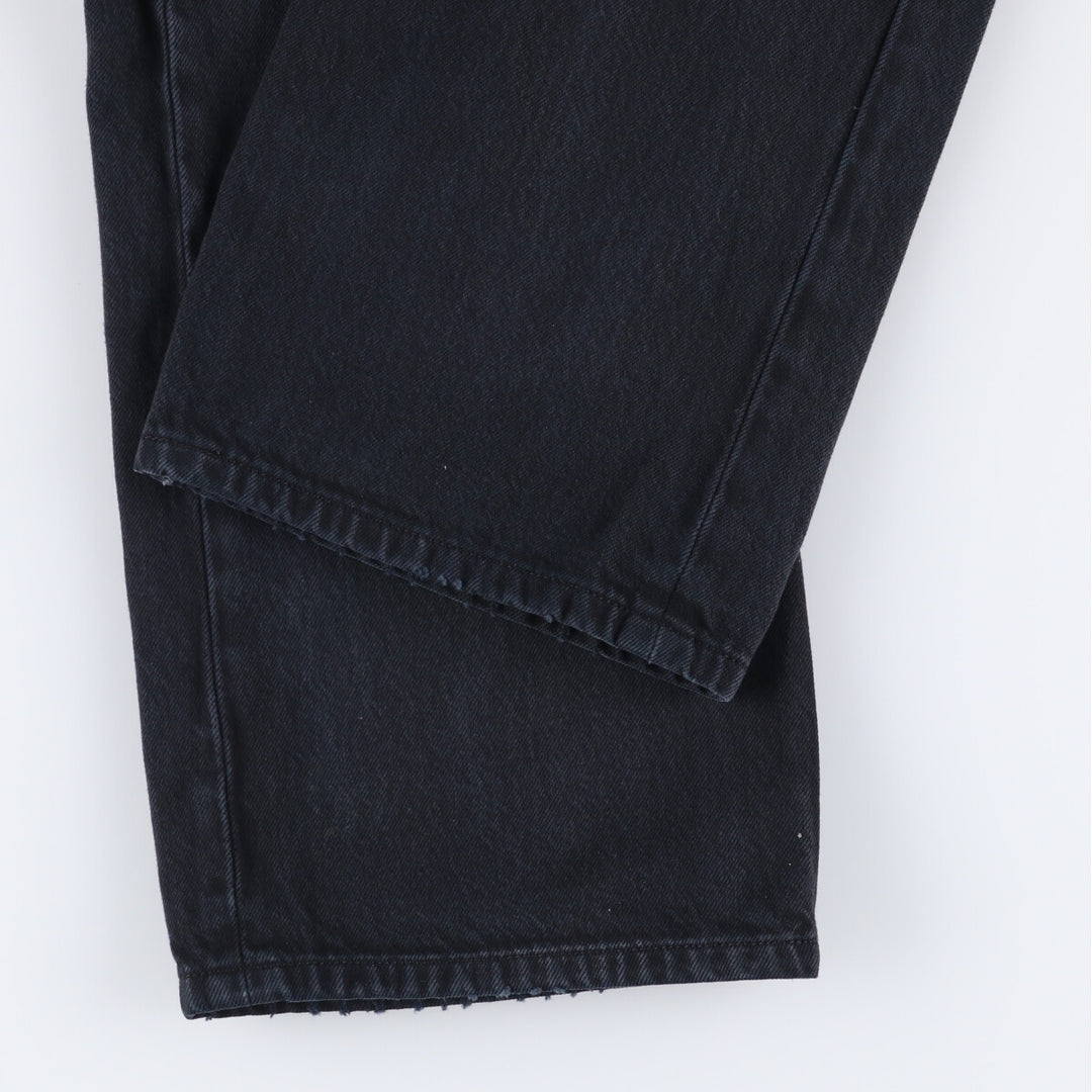 Levi's 501 Euro Model Black Denim Straight Denim Pants Men's W34 cotton black type Vintage Second Hand
