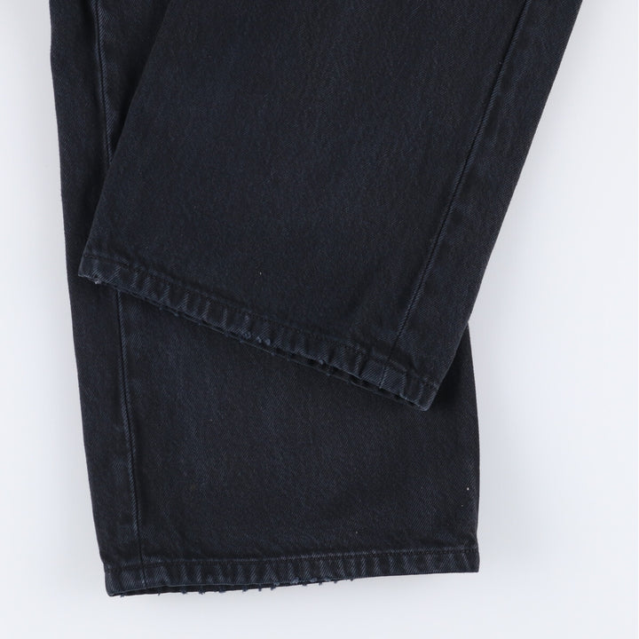 Levi's 501 Euro Model Black Denim Straight Denim Pants Men's W34 cotton black type Vintage Second Hand