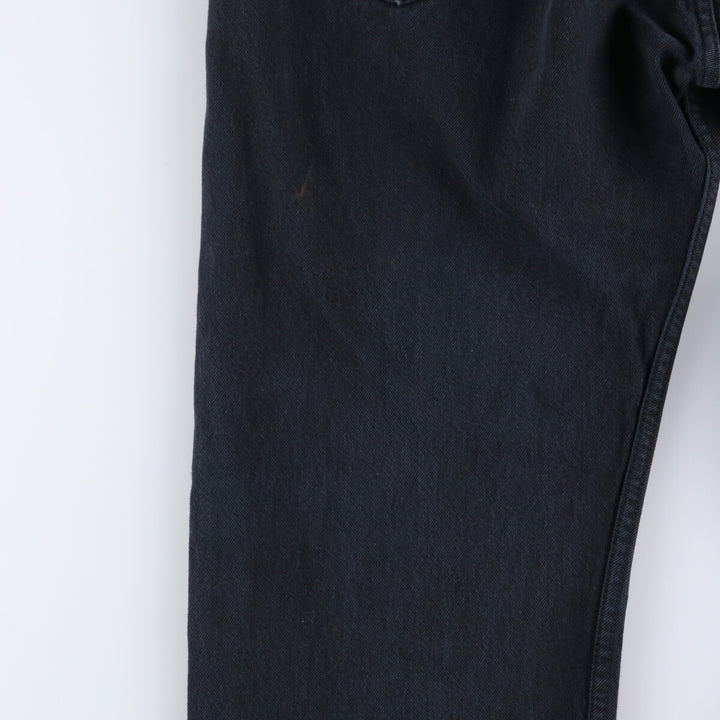 Levi's 501 Euro Model Black Denim Straight Denim Pants Men's W34 cotton black type Vintage Second Hand