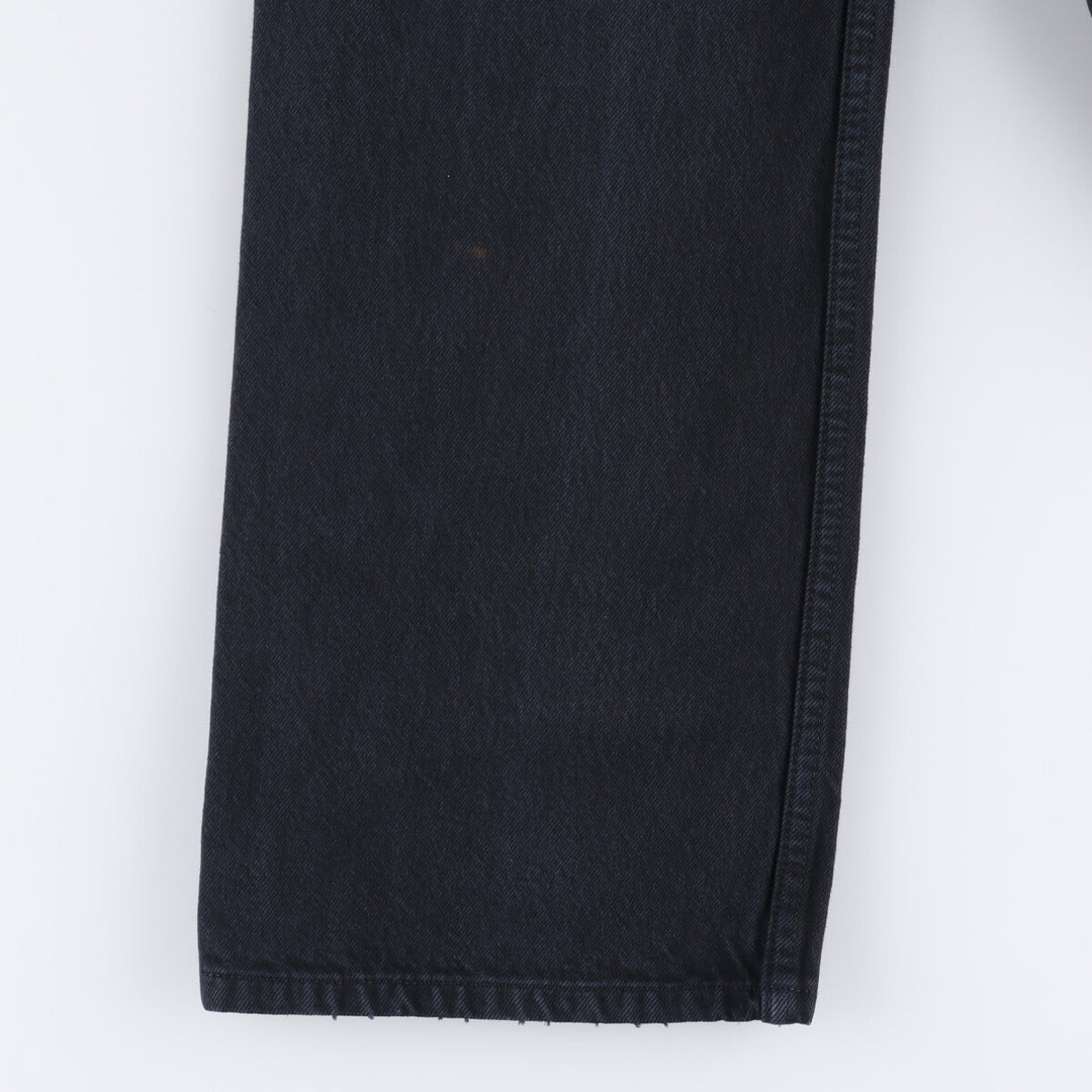 Levi's 501 Euro Model Black Denim Straight Denim Pants Men's W34 cotton black type Vintage Second Hand