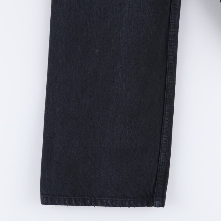 Levi's 501 Euro Model Black Denim Straight Denim Pants Men's W34 cotton black type Vintage Second Hand