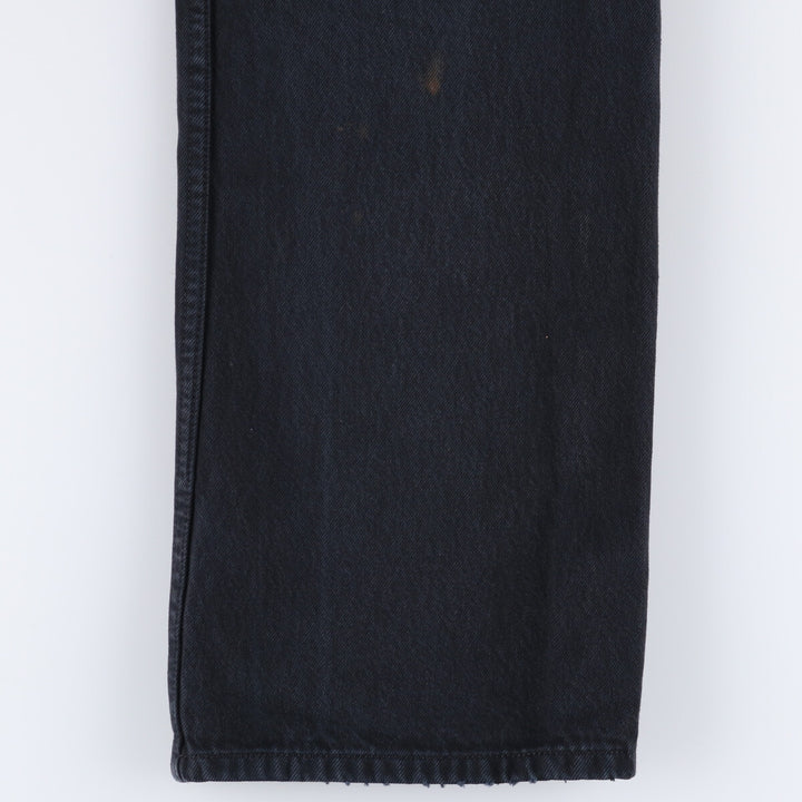 Levi's 501 Euro Model Black Denim Straight Denim Pants Men's W34 cotton black type Vintage Second Hand