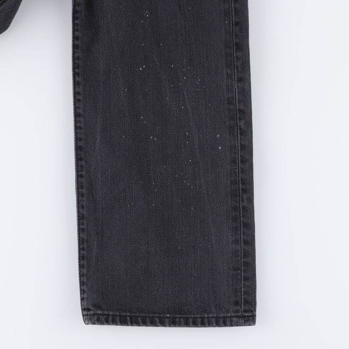 Levi's 501 Black Denim Straight Denim Pants for Men, W33 equivalent cotton black type Vintage Second Hand