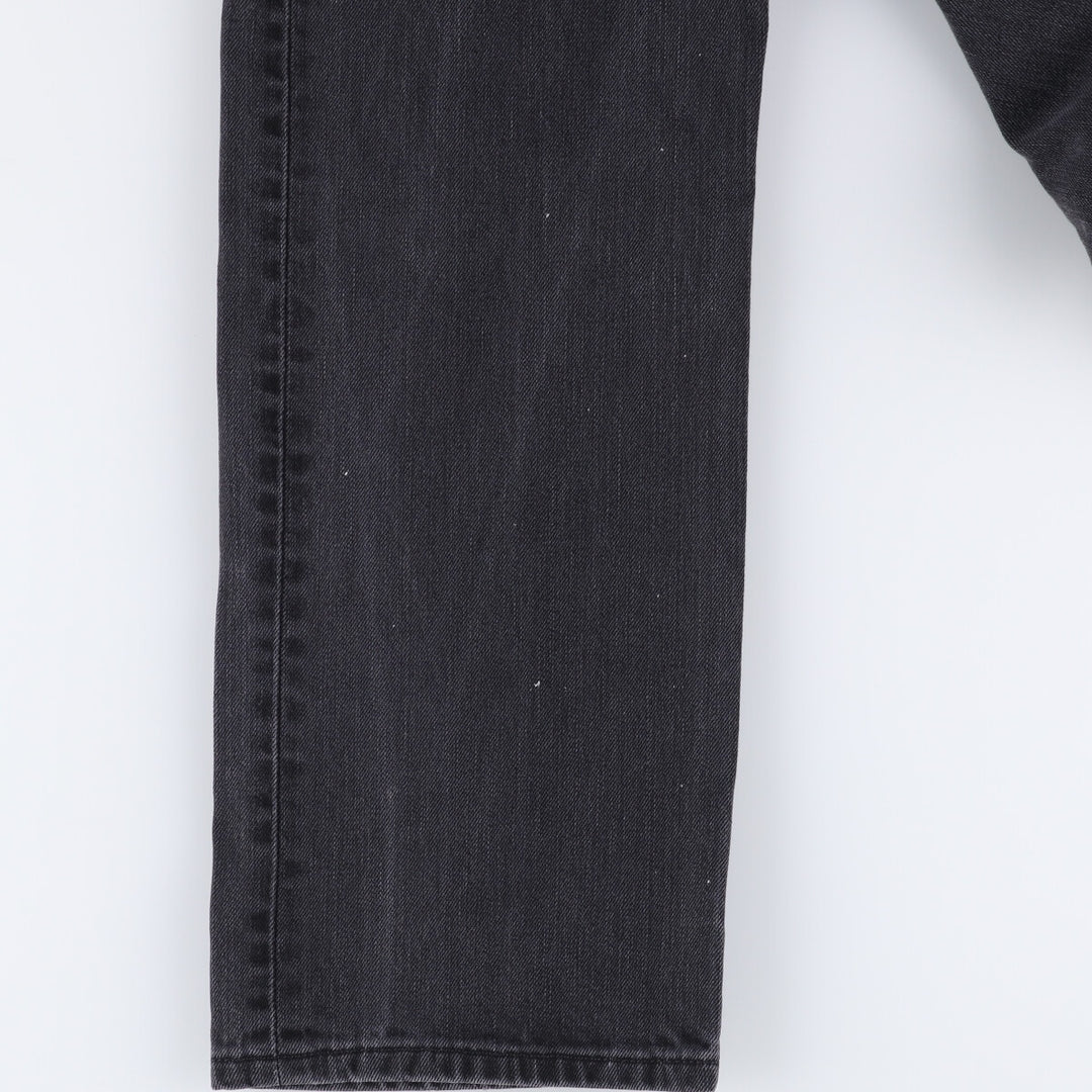 Levi's 501 Black Denim Straight Denim Pants for Men, W33 equivalent cotton black type Vintage Second Hand