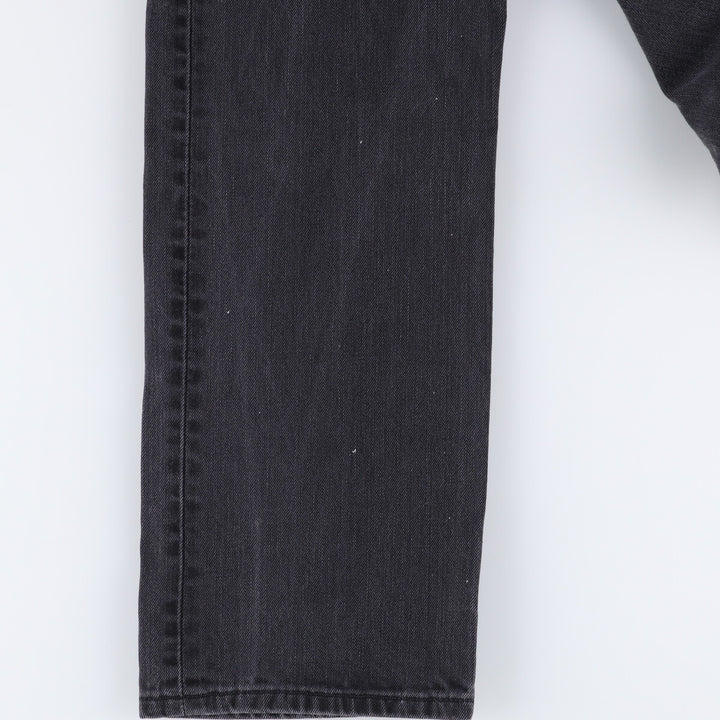 Levi's 501 Black Denim Straight Denim Pants for Men, W33 equivalent cotton black type Vintage Second Hand
