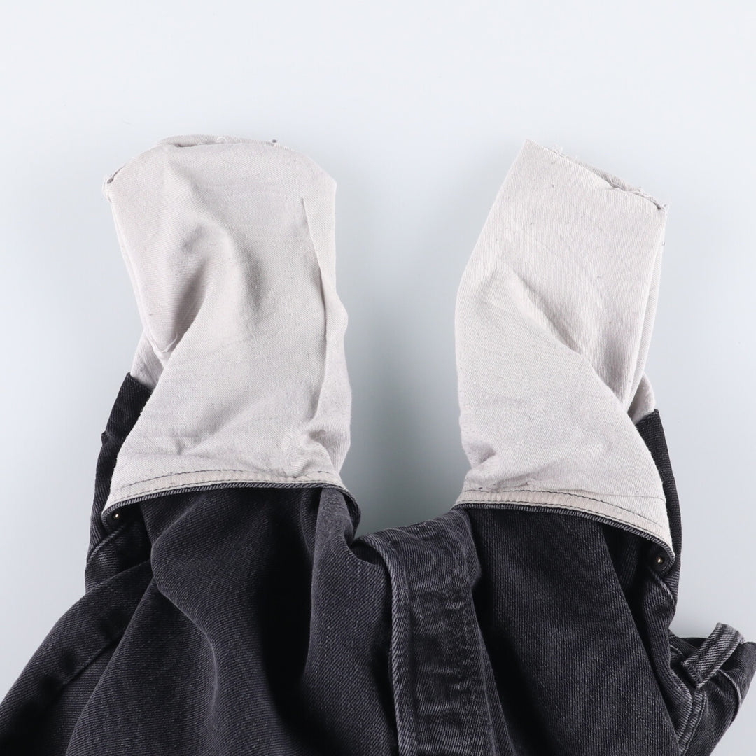 Levi's 501 Black Denim Straight Denim Pants for Men, W33 equivalent cotton black type Vintage Second Hand