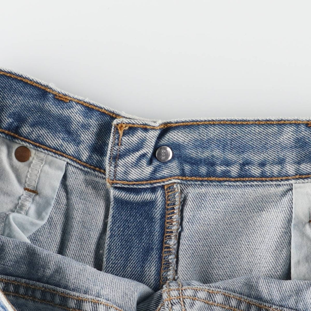 00'S Levi's 550 Relaxed Fit Tapered Denim Pants for Men, W35 cotton Blue type light blue Vintage Second Hand