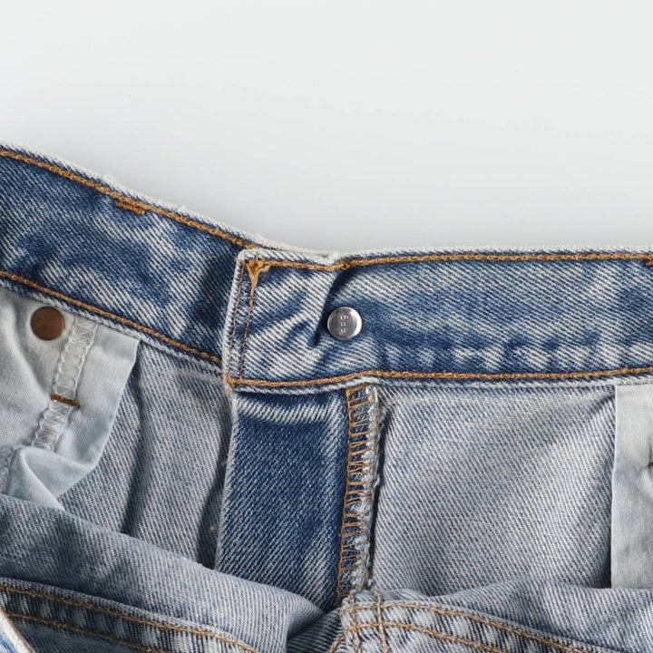 00'S Levi's 550 Relaxed Fit Tapered Denim Pants for Men, W35 cotton Blue type light blue Vintage Second Hand