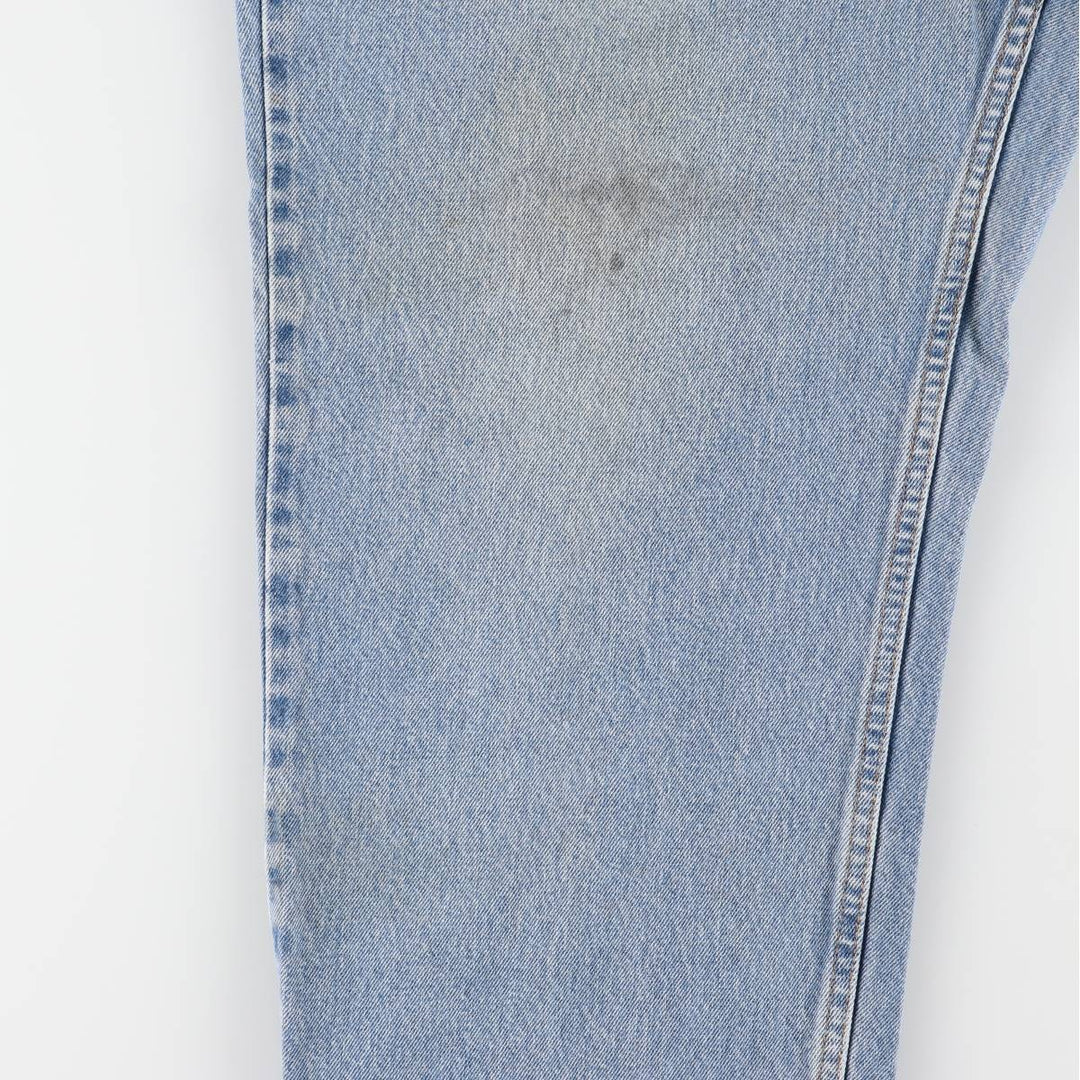 00'S Levi's 550 Relaxed Fit Tapered Denim Pants for Men, W35 cotton Blue type light blue Vintage Second Hand
